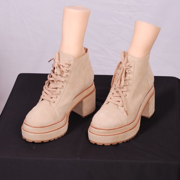 NWOT Cult Gaia Suede Combat Boots, Sz - 40 - Picture 5 of 7